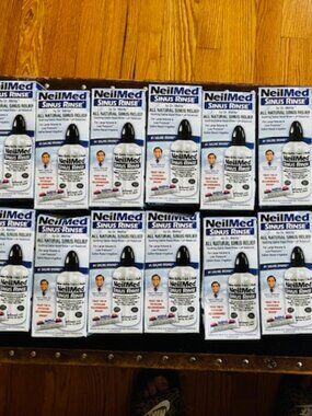 HUGE BUNDLE!! 18 SEALED NeilMed All Natural Sinus Rinse Relief Packs